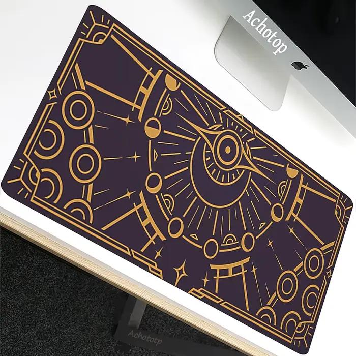 Kawaii Art tapis de souris 900x400mm motif grand ordinateur tapis de souris Cool gris jeu dessin animé tapis pour souris clavier mignon tapis de bureau