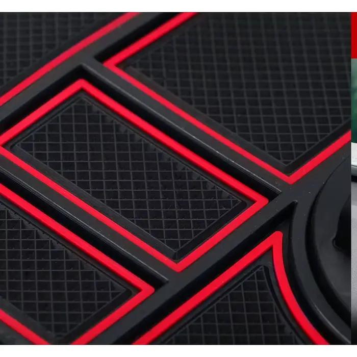 Tapis antidérapant pour voiture, tapis de rangement multifonctionnel, support de navigation rotatif à 360 degrés, support d'instrument, gadget