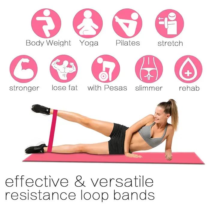 Bandes élastiques pour bandes de résistance de Fitness