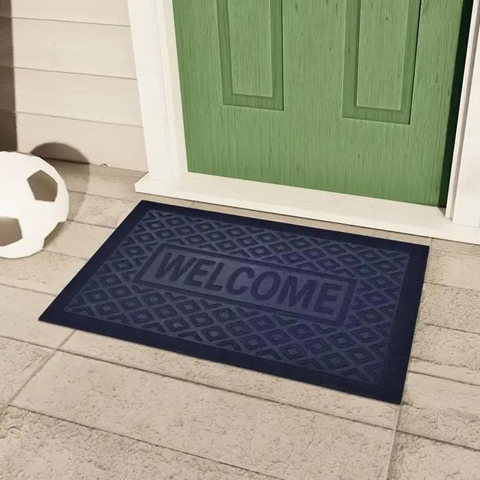 Tapis d'entrée en caoutchouc robuste - Antidérapant