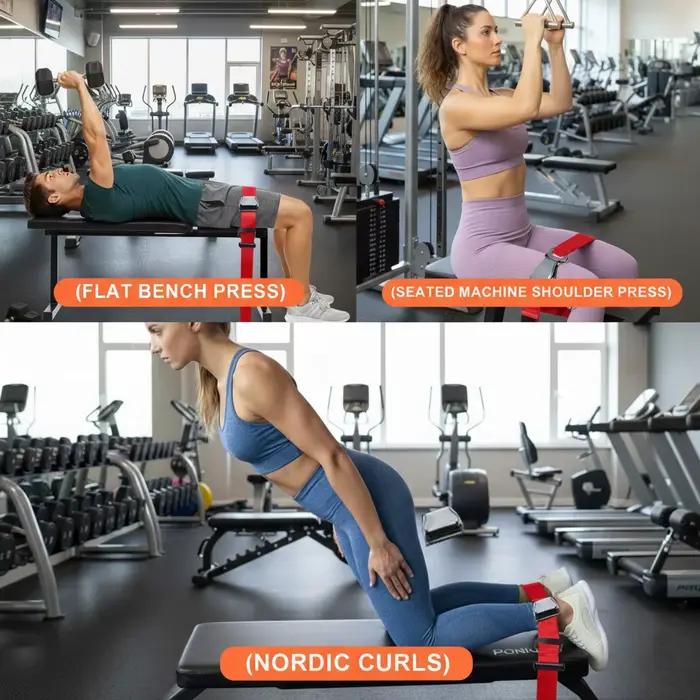 Sangle stabilisatrice Nordic Curl avec boucle de verrouillage antidérapante