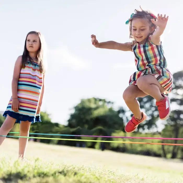 Bandes de caoutchouc élastiques arc-en-ciel