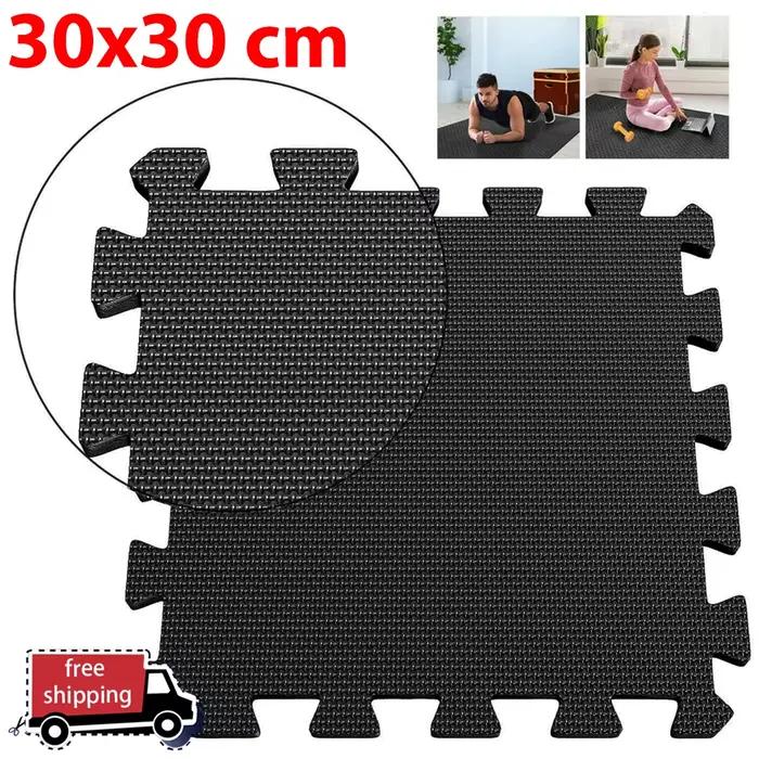 Tapis de gymnastique en mousse à motifs croisés