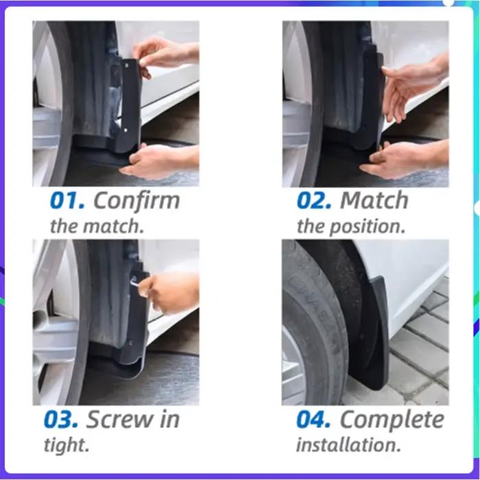 Garde-boue de voiture pour KIT, garde-boue, garde-boue, roue avant, garde-boue, accessoires, 3008, 2019, 2018, 2017, IGHTMK2