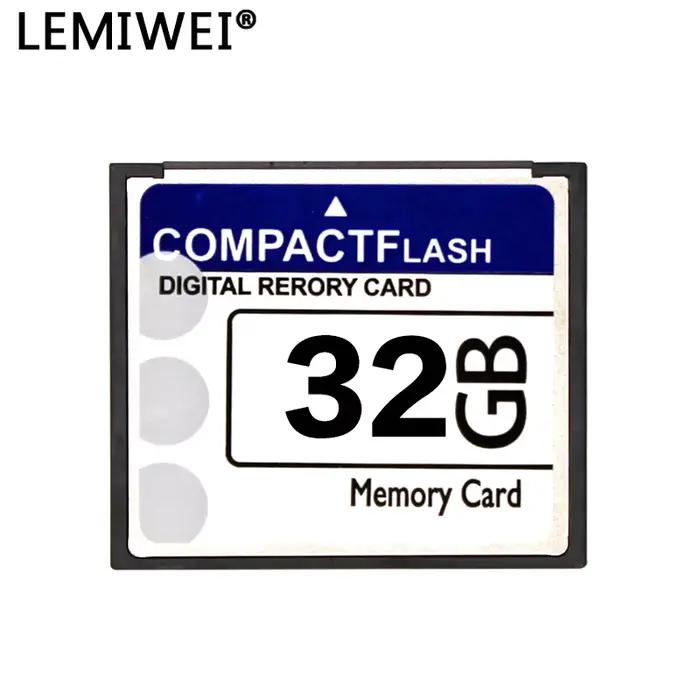 Carte mémoire CF 64GB 32GB 16GB 8GB carte mémoire numérique Flash compacte 4GB 2GB 1GB 512MB carte Flash haute vitesse pour appareil photo