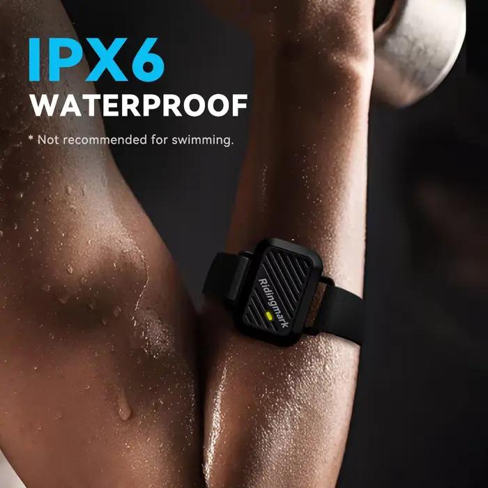 Ridingmark H100 capteur de fréquence cardiaque bracelet de poignet bande BLE ANT + IPX6 sport cyclisme équitation