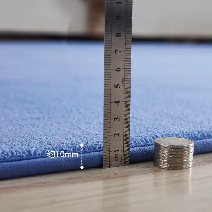 Grand tapis de sol doux gris