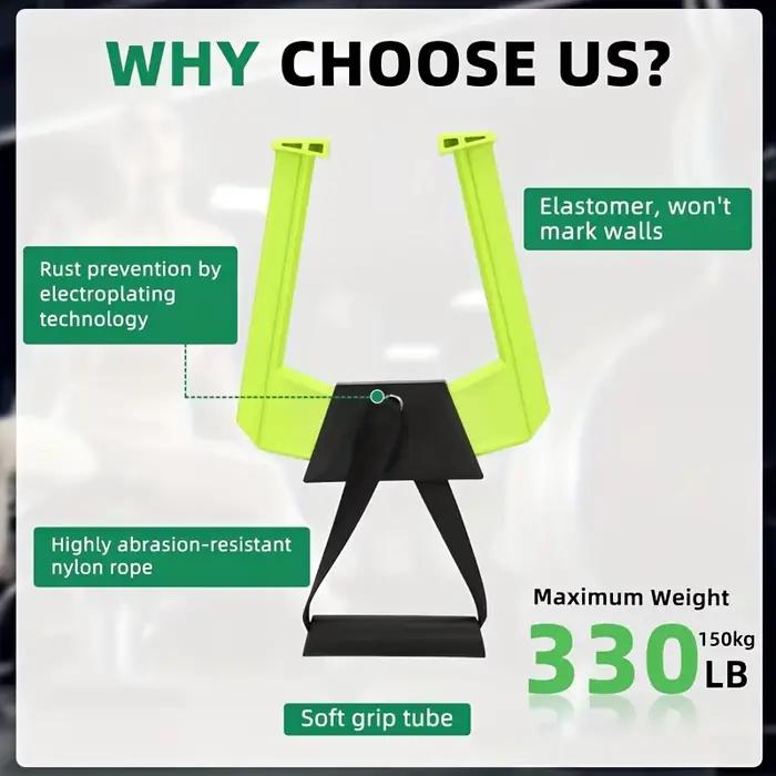 Barre de traction portable pour porte