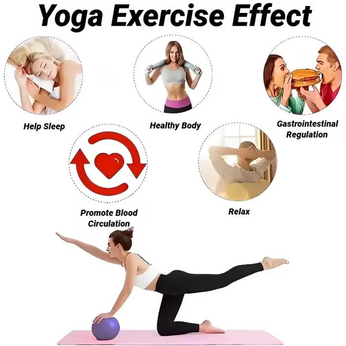 Ballon de Yoga Pilates 25cm pour Amélioration de la Forme Physique et Soulagement des Tensions Occasions Spéciales à Offrir Pour Hommes et Femmes
