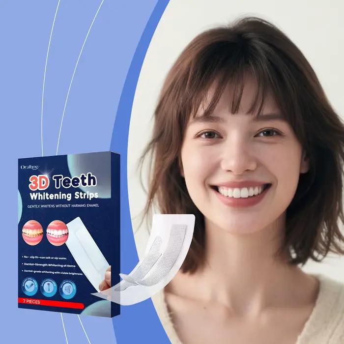 Bandes blanchissantes pour les dents : Améliorez l'éclat de vos dents, rafraîchissez l'haleine, éliminez les taches jaunes, protégez la santé dentaire, soins bucco-dentaires
