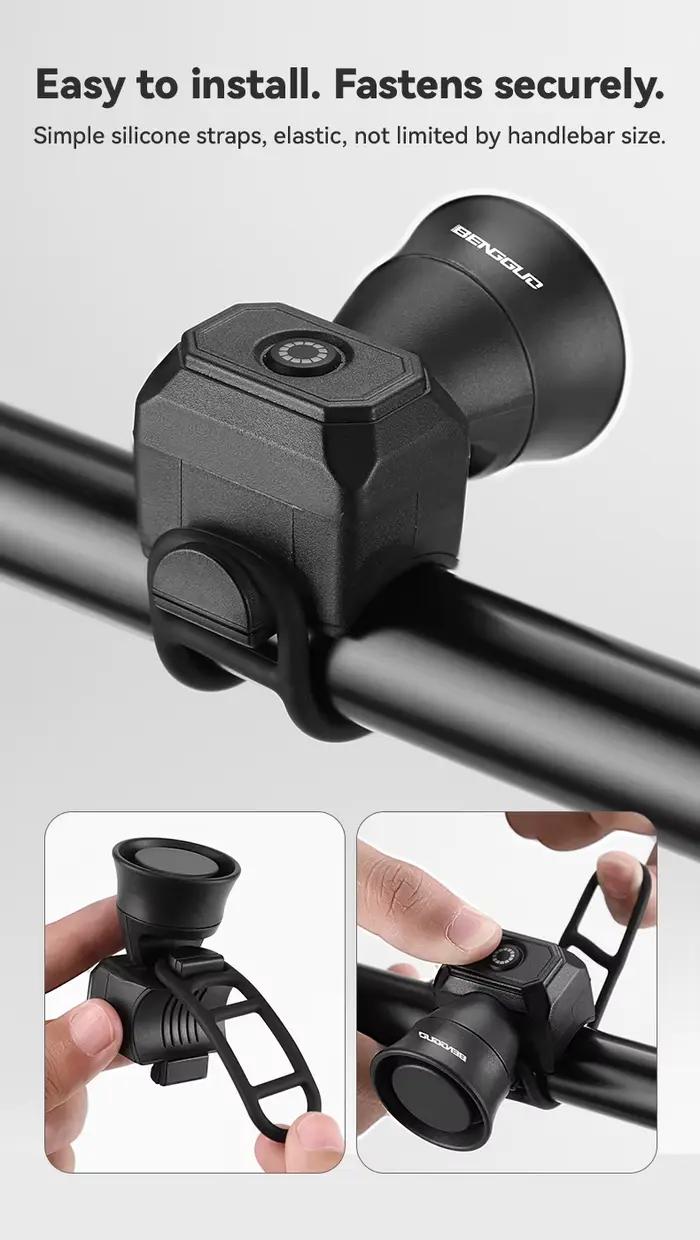 Klaxon de vélo VTT, Mini chargeur USB
