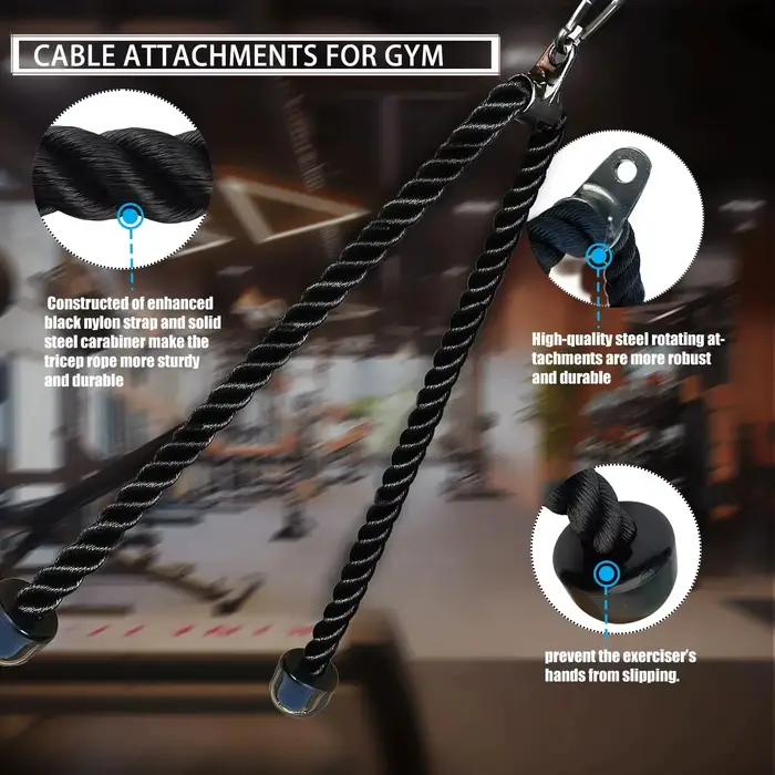 Corde de triceps pour gymnastique à domicile