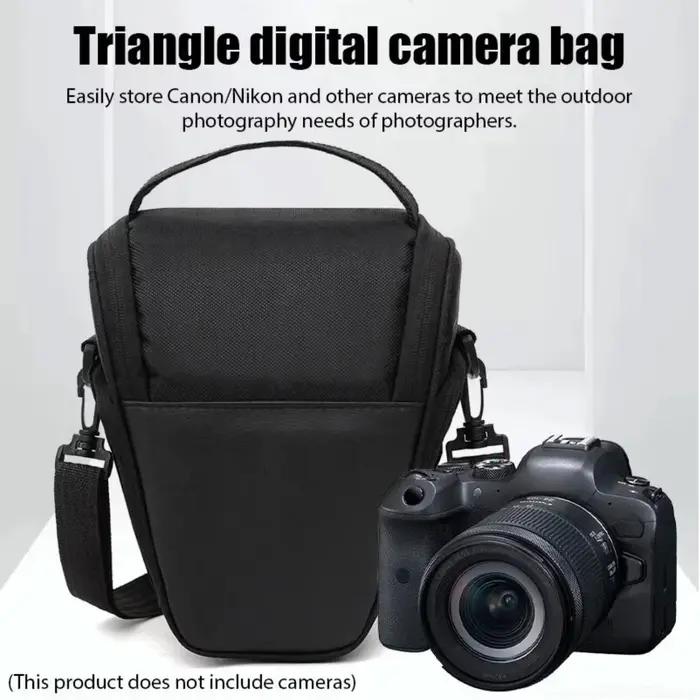 Sac pour appareil photo numérique, sac à bandoulière en nylon, sac pour équipement photographique, sac pour appareil photo étanche, micro-single pour Nikon Canon Nikon