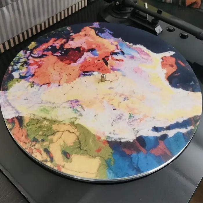 Tapis de plateau tournant en feutre de 3mm d'épaisseur, antistatique, Anti-Vibration, tapis antidérapant LP, minimise les bruits du moteur, durée de vie d'enregistrement maximale