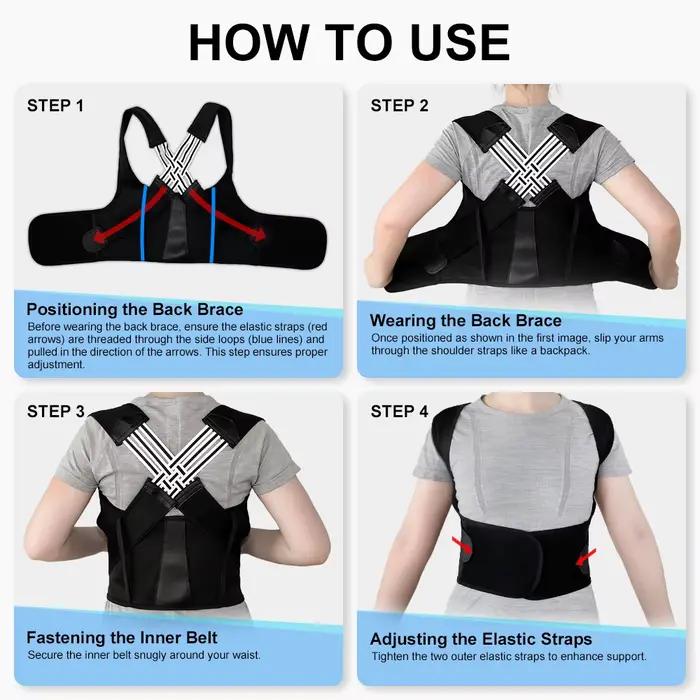 Soutien dorsal pour la posture