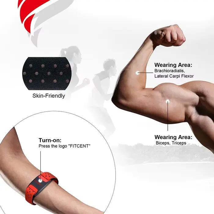 FITCENT moniteur de fréquence cardiaque brassard optique Fitness extérieur Bluetooth ANT + capteur pour Peloton Strava GARMIN Bryton ordinateur de vélo