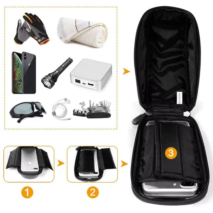 Sac de montage de téléphone de vélo