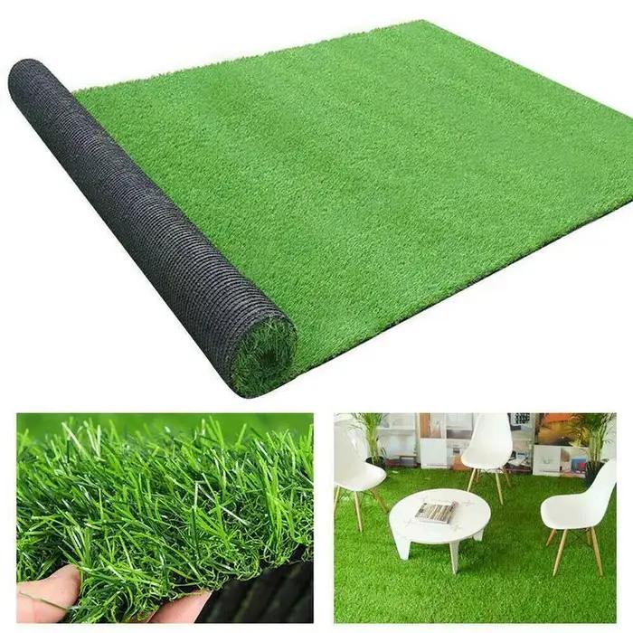 1/5/10 pièces gazon artificiel herbe pelouse réaliste tapis synthétique lavable gazon extérieur jardin décor faux gazon tapis intérieur