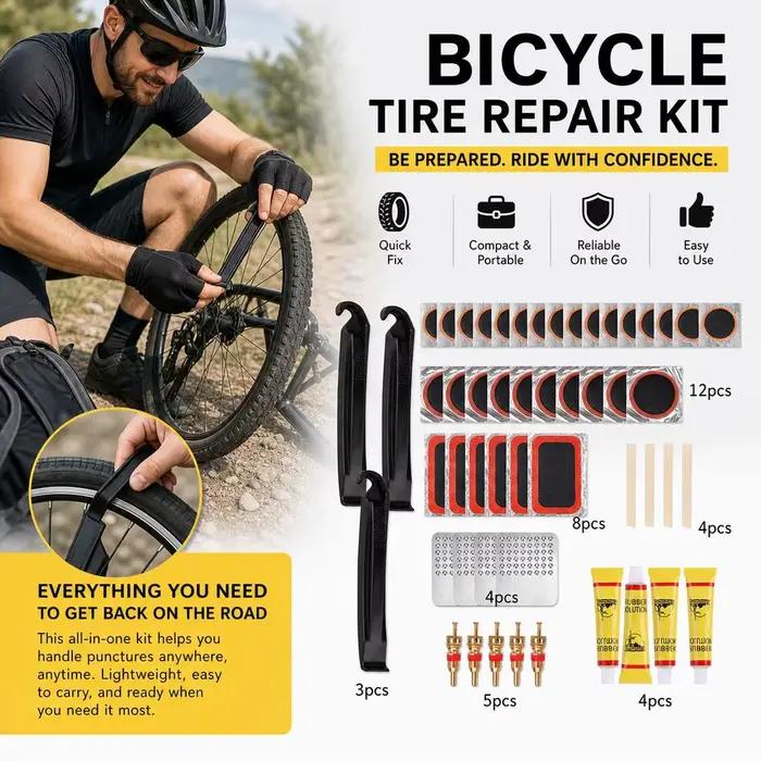 Kit de réparation de pneus de vélo