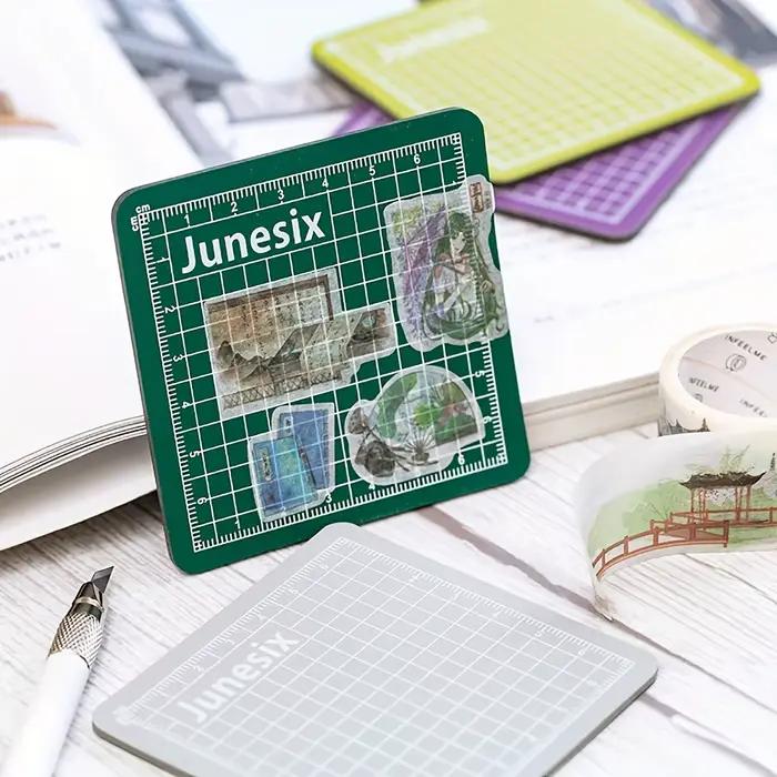 1pc Mini Tapis de découpe DIY - Surface de découpe de précision pour les travaux de découpe, la découpe de papier, la découpe d'autocollants et le scrapbooking