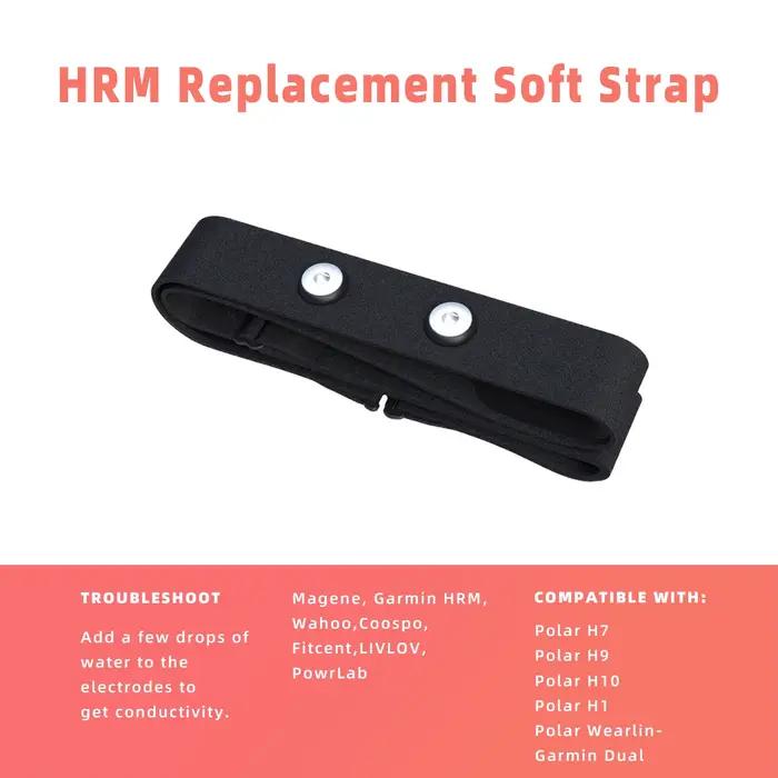 Sangle de remplacement Fitcent pour moniteur de fréquence cardiaque compatible avec Polar H7 H9 H10 Coospo Wahoo Tick Garmin Magene sangle de poitrine confortable pour femmes et hommes pour entraînements sportifs occasions spéciales