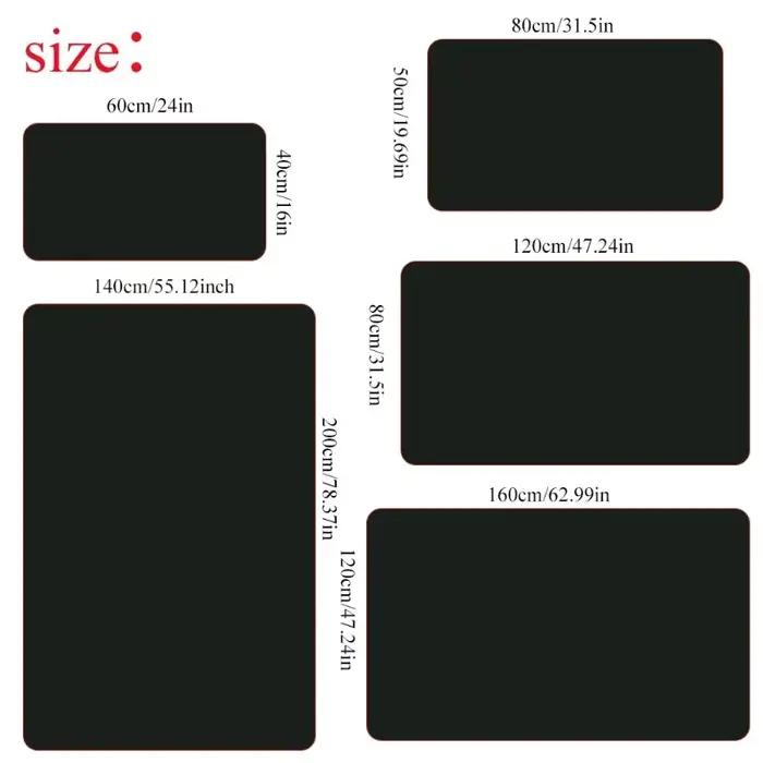 Tapis rose à imprimé léopard noir