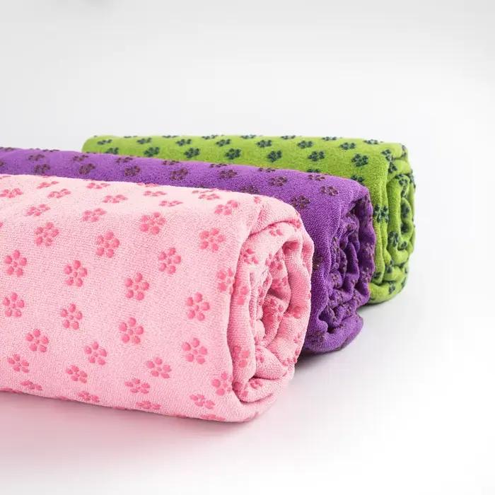 Serviette de Yoga chaude antidérapante
