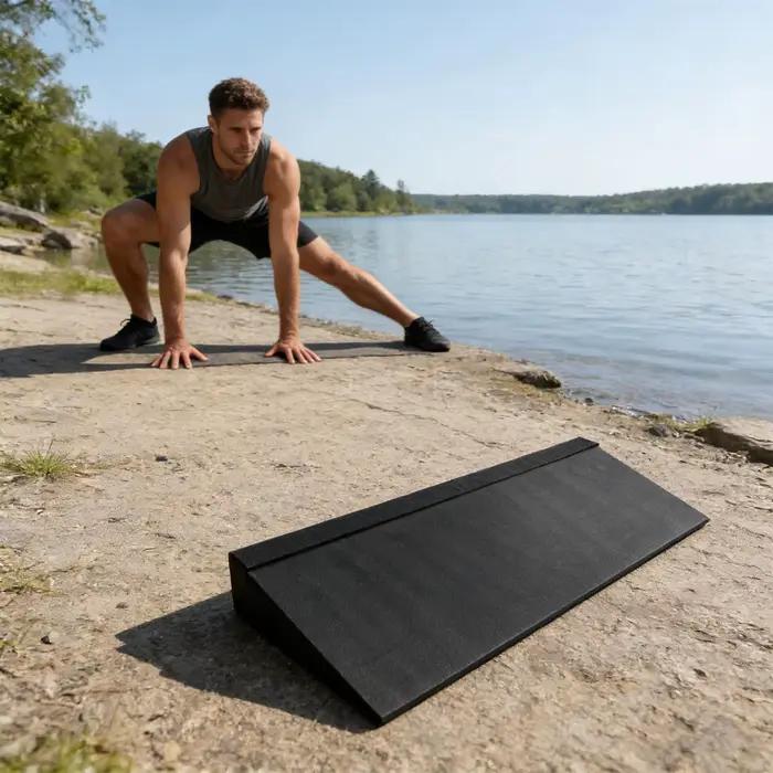 Planche inclinée pour squats