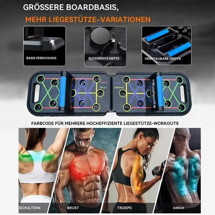 Planche de poussée multifonctionnelle pliable