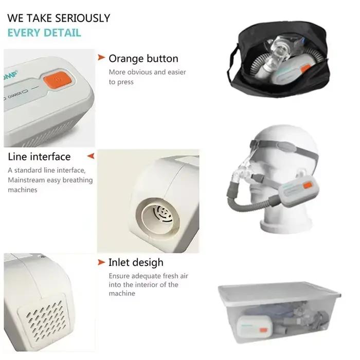 CPAP nettoyant stérilisateur respirateur Machine dispositif désinfecteur stérilisation à l'ozone pour nettoyer les masques et la Machine à tubes