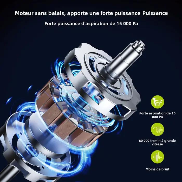 Aspirateur sans fil portable pour voiture et maison, mini aspirateur sec et humide, mini aspirateur pour tapis