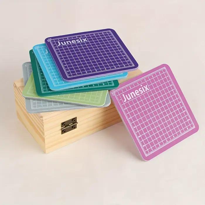 1pc Mini Tapis de découpe DIY - Surface de découpe de précision pour les travaux de découpe, la découpe de papier, la découpe d'autocollants et le scrapbooking