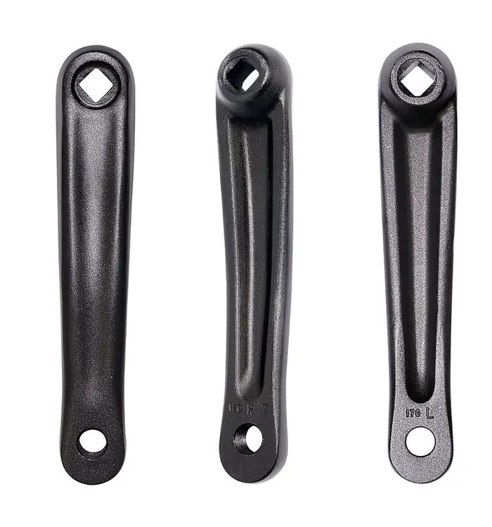 Bras de manivelle de vélo d'exercice électrique 170 mm gauche/droite avec trou diamanté pour moteur central – Composants