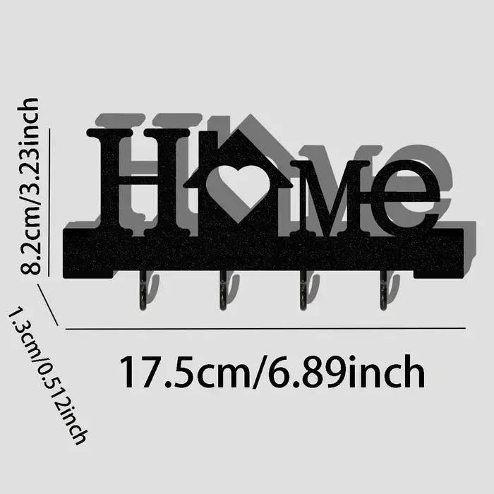 Crochet de maison 1 pièce, solution de rangement pour clés et petits articles à l'entrée, un outil pour améliorer l'atmosphère de la maison, un crochet décoratif pratique parfait pour la maison