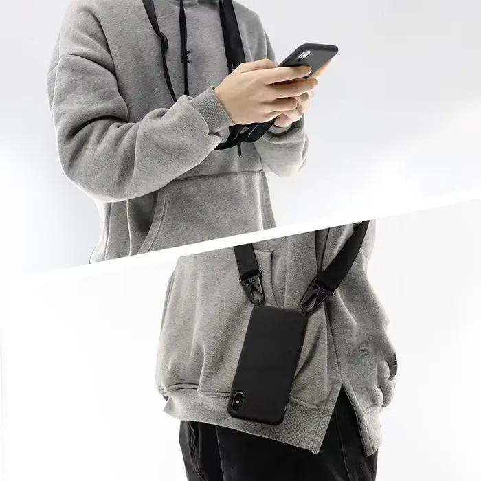 Lanière d'épaule à bandoulière réglable de luxe de 1.6M, pour collier, étui de téléphone, corde en Polyester pour couverture de téléphone portable