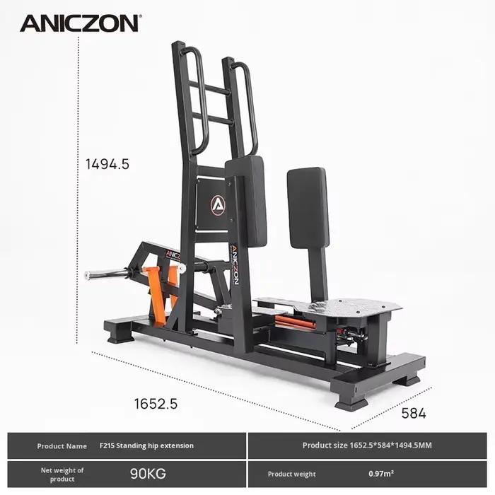 Appareil Commercial de Musculation en Acier pour Hanches et Jambes : Hack Squat
