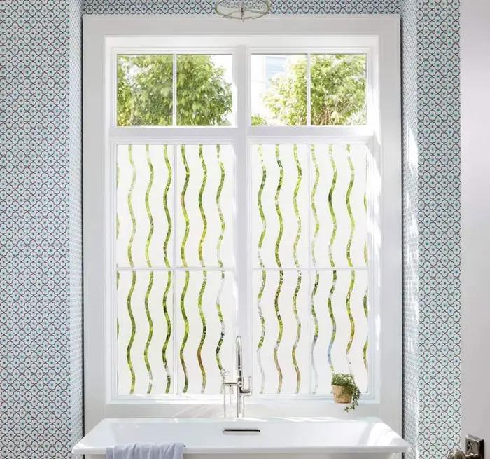 Autocollant en verre mat pour chambre à coucher, salle de bains, balcon, fenêtre, Anti-fuite de lumière, Opaque, Anti-regard, Film d'adsorption électrostatique