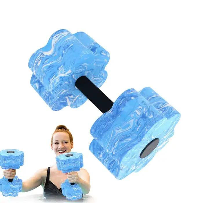 Haltères à eau légers pour piscine