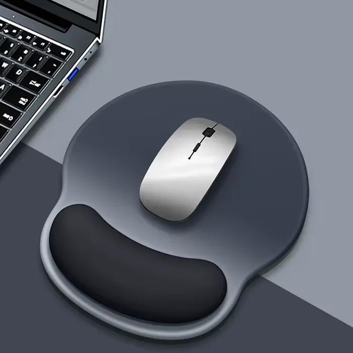 Tapis de souris ergonomique dégradé avec support pour le poignet, coussin antidérapant confortable pour le bureau