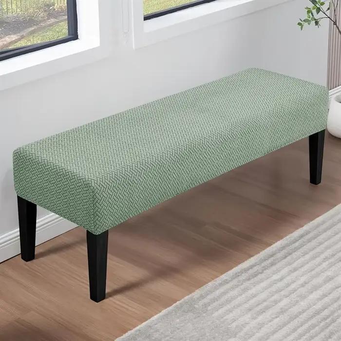 Housse de banc longue extensible en Jacquard