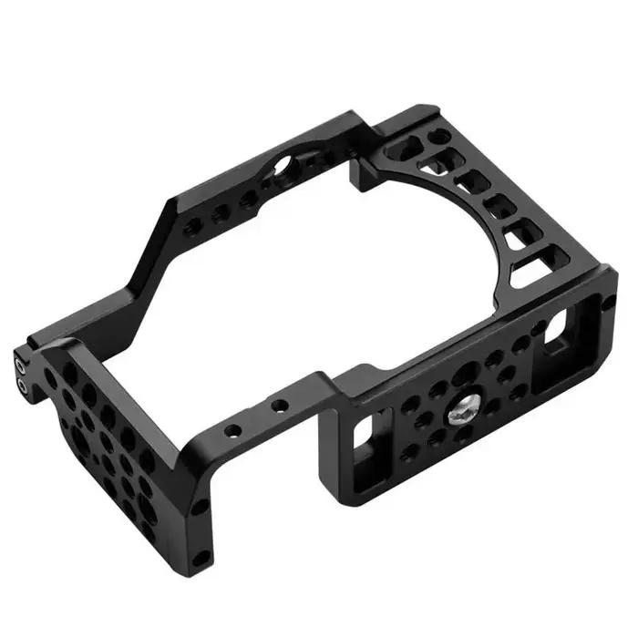Cage de caméra A6100 A6300 A6400 A6500, accessoire pour Sony A6000, boîtier Vlog, support portable, chaussure froide, micro, montage de lumière LED, plate-forme vidéo