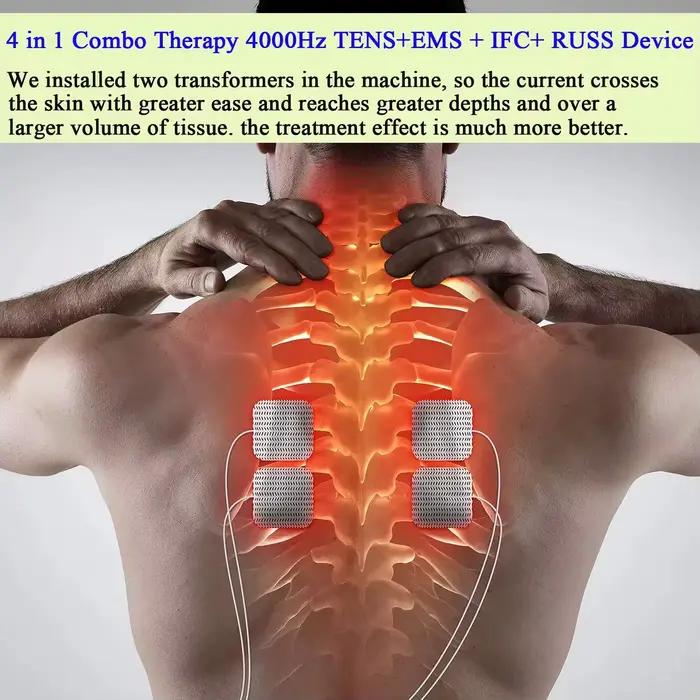 Stimulateur musculaire électrique 4 en 1