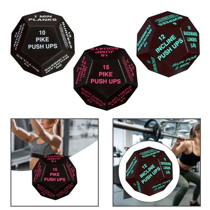 Dés de Fitness numériques arrondis à 12 faces