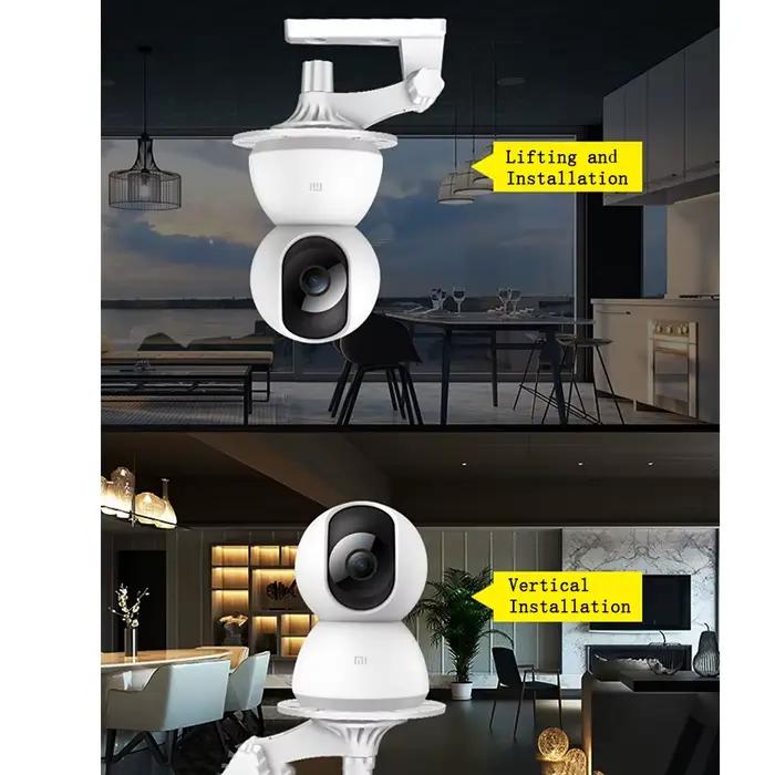 Support de caméra et Base, Support de surveillance Compatible, Support de caméra intérieure mural pour la plupart des caméras de Surveillance