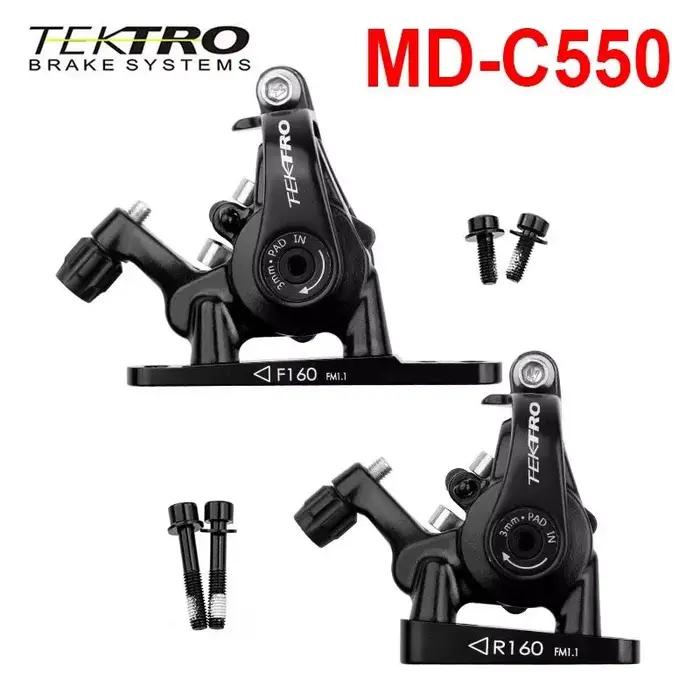 TEKTRO MD-C550 vélo de route frein à disque FM montage plat 160/140mm double Piston ligne tirant