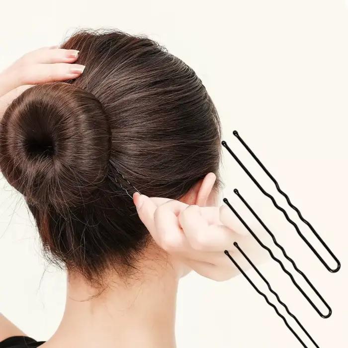 Accessoires pour cheveux, pinces à cheveux de 6cm, outils pour femmes, couleurs assorties, épingles à cheveux en forme de U pour coiffeurs professionnels