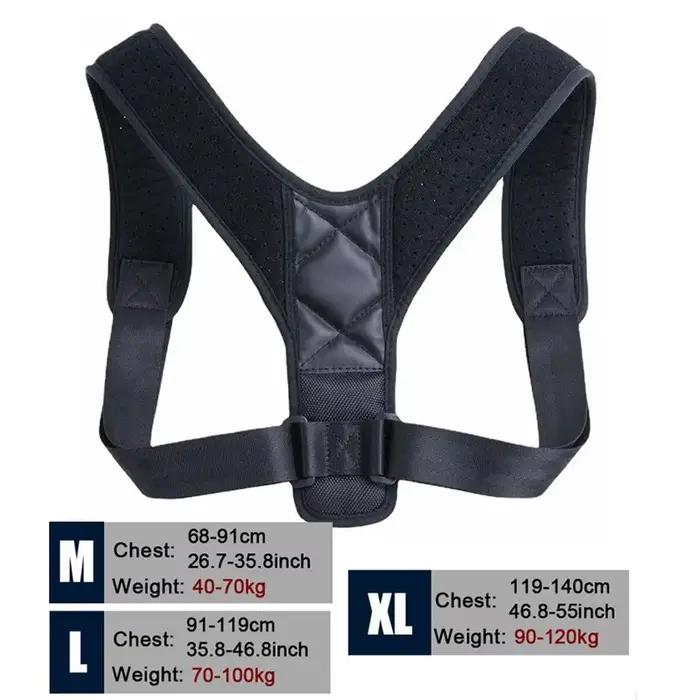 Ceinture de ration de posture du dos unisexe