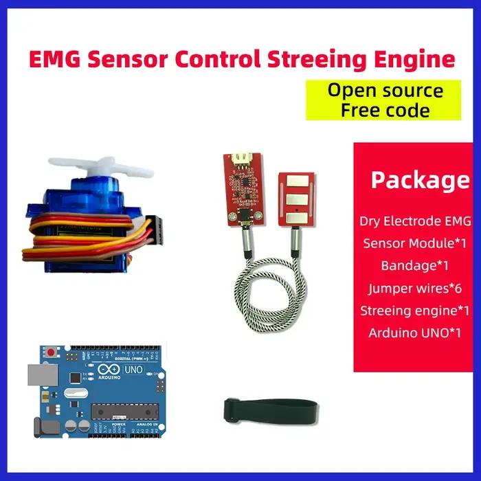Biosensor-Électrode sèche portable EMG