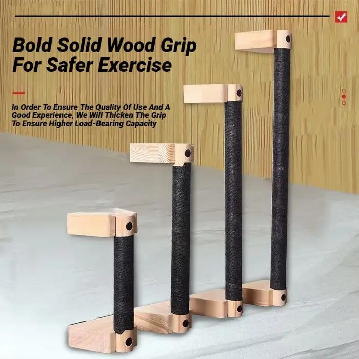 1 Paire de Barres de pompes en bois