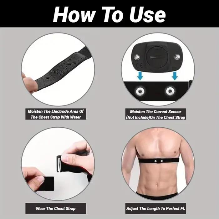 Sangle de remplacement pour moniteur de fréquence cardiaque